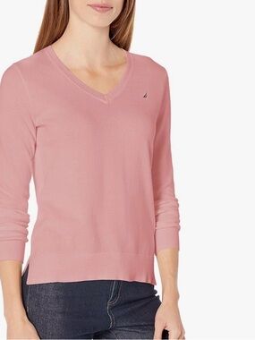 Nautica Classic V-Neck Sweater - Women’s M